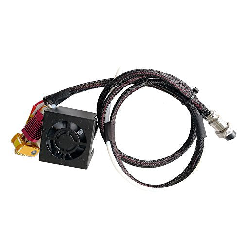 CR-10 Hotend Full Assembled 12V Fit for Creality 3D Printer MK8 Extruder CR-10, CR-10 mini, CR-10S 3D Printer Replacement Parts
