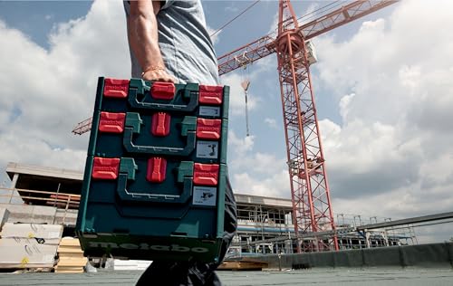 Metabo metaBOX 118 for BS/SB, 12 V (626885000) Dimensions: 396 x 296 x 118 mm, Case Volume: 8.4 l, Max. Load Capacity: 125 kg