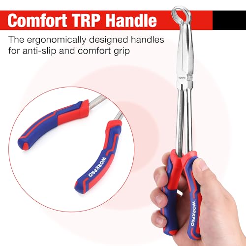 WORKPRO 3 PCS 11" Hose Gripper Pliers Set, Dia. 5/16'', 1/2'' and 3/4''