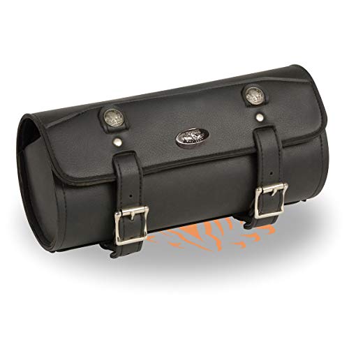 Milwaukee Leather MP8515 Black Large PVC Tool Bag with Buffalo Nickel Coin - One Size
