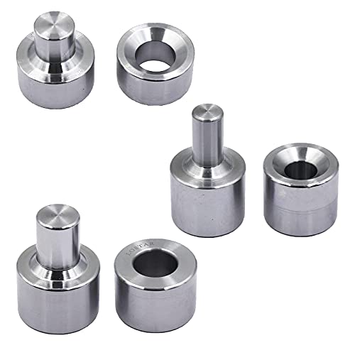 Dimple Die Set 3 Piece Metal Fabrication Tools 1/2" / 3/4" / 1"