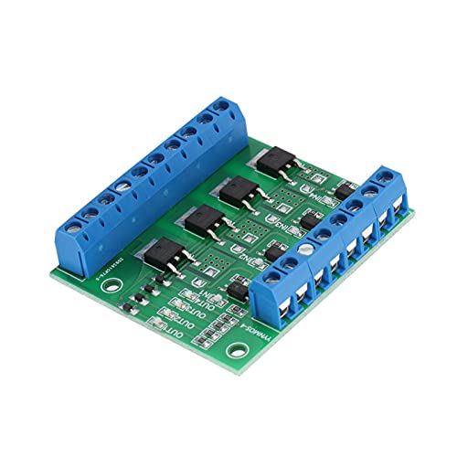 Pwm Fet Mosfet 3 4 Channel PWM 4 Channel Mos Fet Module PLC Amplifier Board Driver Module 3 20V to 3.7 27Vdc 10A