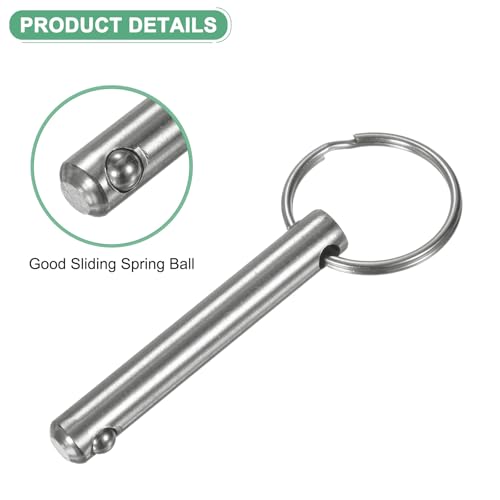 M METERXITY 4-Pack Quick Release Pins, 5/16" x 1.57" Hardware Pins 5/16" x 1.57"