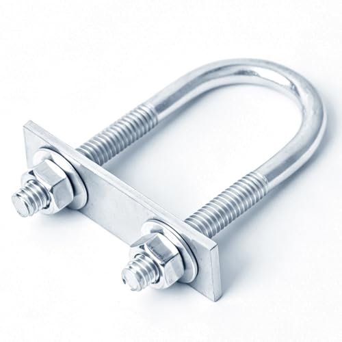 12 PCS Round U-Bolt Fits 1" EMT Conduit, 5/16" x 1-3/16" x 2-7/8" 5/16"-18 x 1-3/16" x 2-7/8"