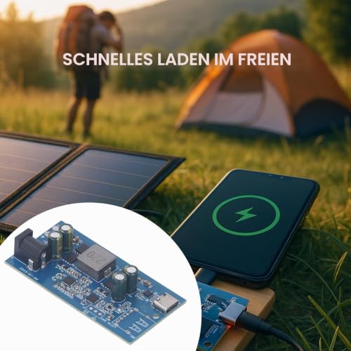Fast Charging Module USB C, 100W Universal Full Protocol Pd Qc Fcp Scp Afc Sfcp Pe Fast Charging Module Sw2303 Pl5501 Buck Boost Charging Card, Type-C Output