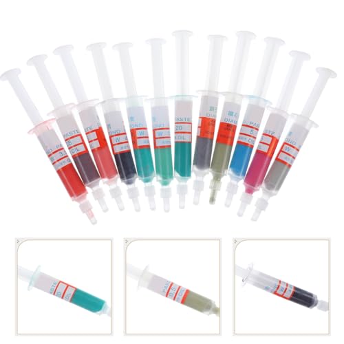 Gatuida Pack of 12 Diamond Polishing Lapping Paste Tool Grinding Paste for Finishing Ends Polishing of Metal and Jewellery