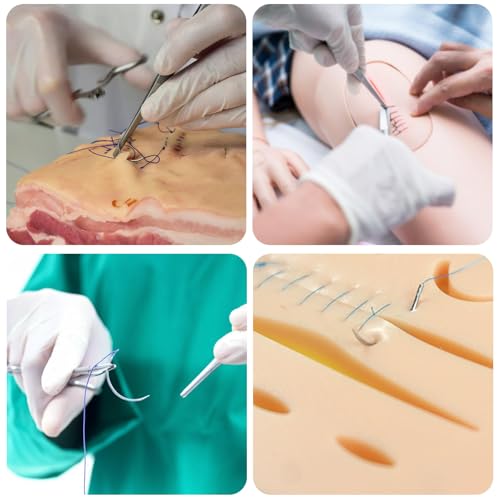 36 Pieces Suture Material Refill for Surgical Suture, Ideal Suture Exercise Thread for Students, Gift for Medical Students, Veterinary Students and Nurses