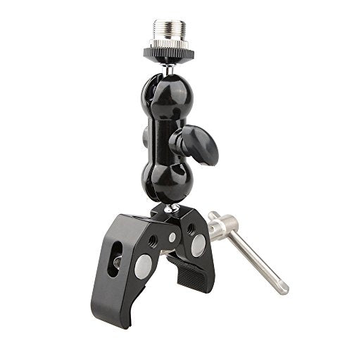 CAMVATE Three Types M4 Screw Pack + Crab clamp + Camera Quick Release Base Plate