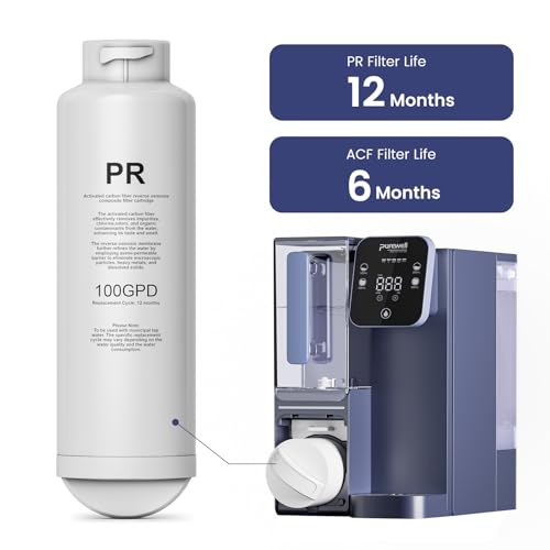 Purewell C01-PR RO Membrane Filter Cartridge for C01 Countertop Reverse Osmosis System RO Filter*1