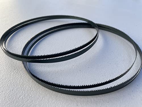 62 inch Band Saw Blades 1/8 inch X 14TPI and 1/4 inch X 12TPI, 4 Blades in Total