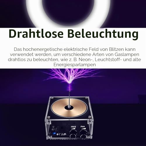 BT Version, Multifunctional Electronics, Mobile Phone, Tesla Coil Module, Artificial Flashes, Electric Arc Generator, Wireless Sound Transmission, Scientific Experimental S