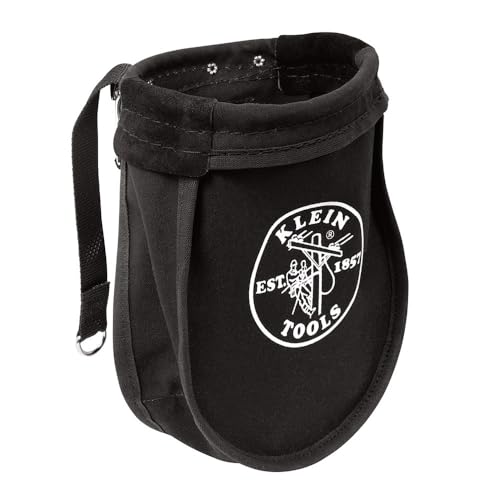 Klein Tools 51A 9 x 3.5 x 10-Inch Tool Pouch and 1972G Snap-On Gaff Guard Bundle