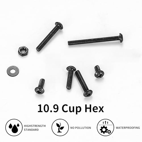 1630 Pcs M2 M3 M4 M5 Pan Head Machine Screws Assortment