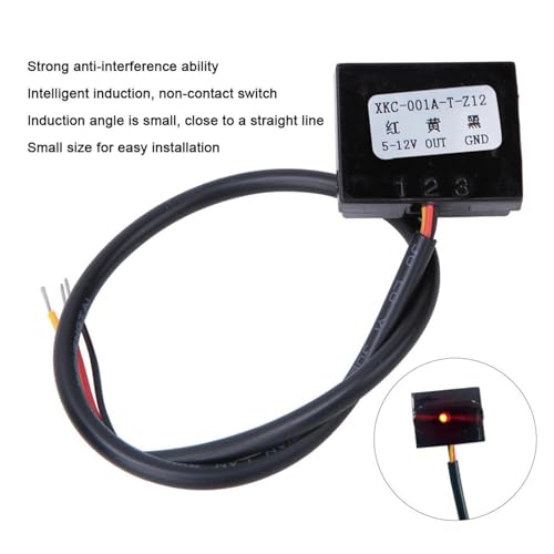 Non-Contact Photoelectric Infrared Sensor, 5-12V Optical Proximity Sensor XKC 001A T-Z12 for Smart Home and Measuring Devices