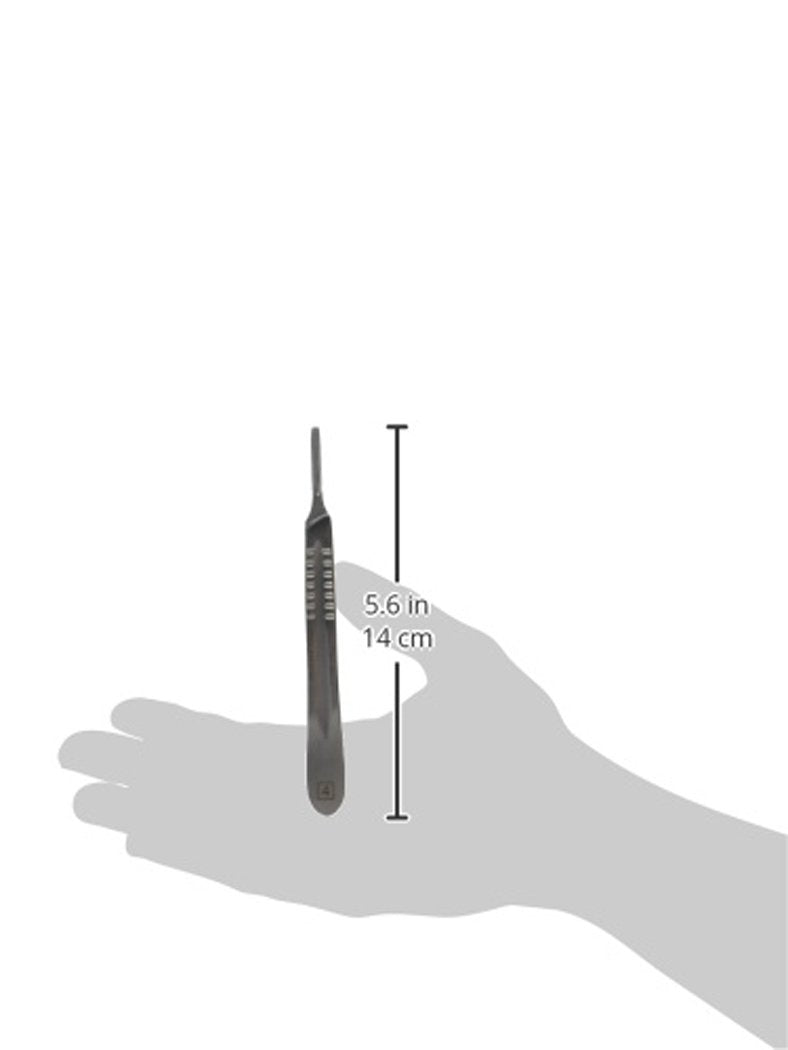 Gima - gouge blade and scalpel handle, made of stainless steel, No. 4, for blades from 20 to 25 scalpel handle from from 20 to 25