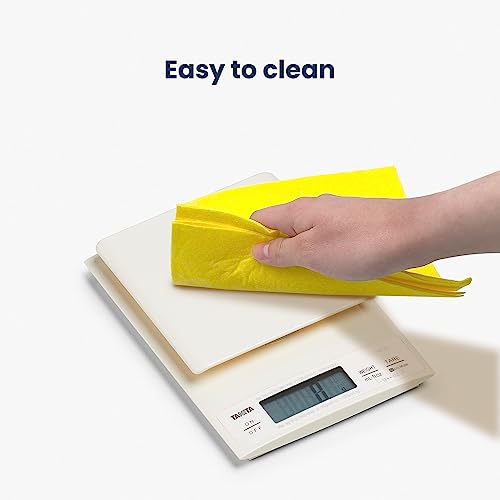 Tanita KD-320 Digital Kitchen Scale Cream – Precision Digital Kitchen Scales 3kg, Stainless Steel Platform, Food Weighing Scales for Cooking & Calorie Counting, Kitchen Essentials