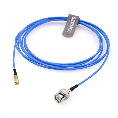 SZRMCC Microdot 10-32UNF M5 Male to BNC Male Test Cable for Vibration Acceleration Sensor (5m) Straight M5 5m