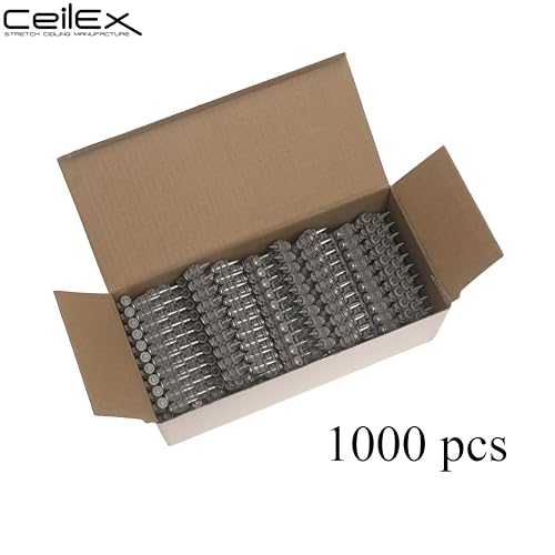 1000x Collated Concrete Nails 3/4 Inch (19mm) for Hilti BX 3 (BX3) Cordless Concrete Nailer, B3 MX Collated Strip, Full Round Head Hardened Steel Pins for Metal Track, Drywall & Concrete 3/4'' (19mm) 1000
