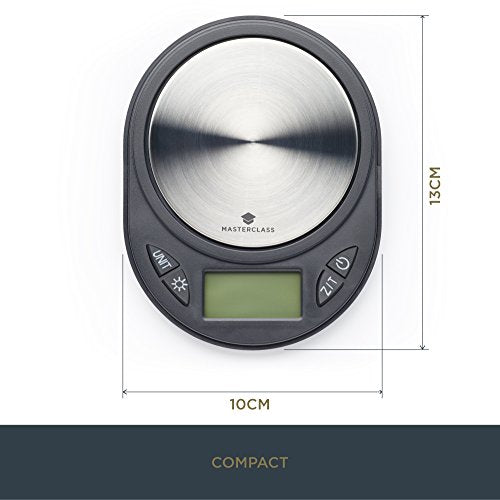 MasterClass Smart Space Small Portable Digital Kitchen Scales, 750 g (1.65 lbs) Capacity
