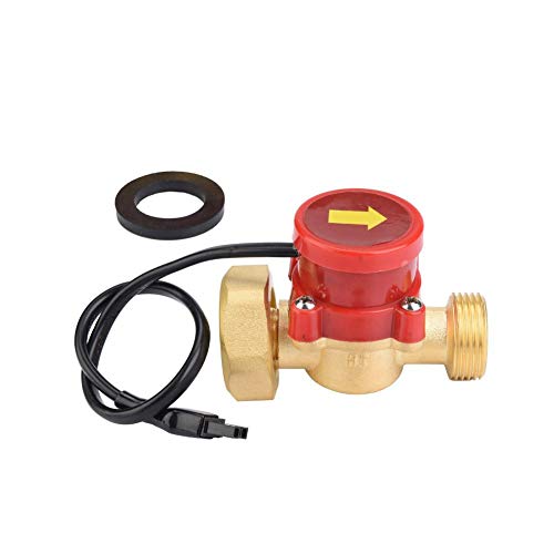 Flow Control Switch, HT-60 G1-G3/4 Thread Water Pump Flow Sensor Electronic Pressure Automatic Control Switch 220V 0.6Mpa, Water Flow Control Switch