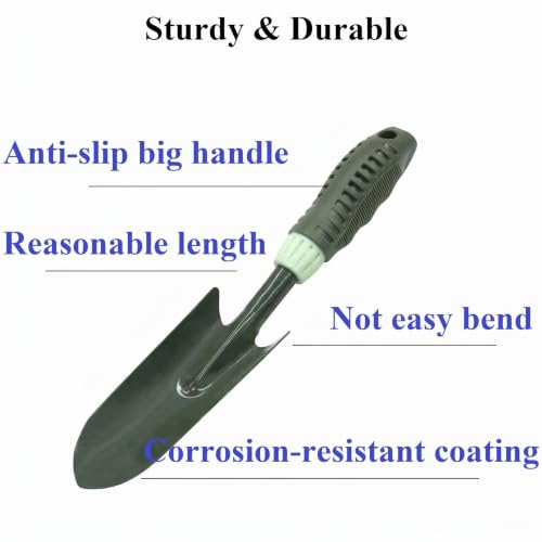 7 Pcs Heavy Duty Garden Tools Set Garden Tool Kit Gardening Tool Set Small Garden Shovel Yard Tools Small Vegetable Garden Tool Sets, Durable Gardening Tools