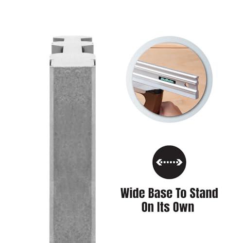 DuBois 38 Inch Machinist Aluminum Straight Edges, With .003'' Tolerance for Checking Surface Warp, Marking/Scribing Lines - Used w/Feeler Gauges for Automotive Repairs, Cylinder Head Checks (51026)