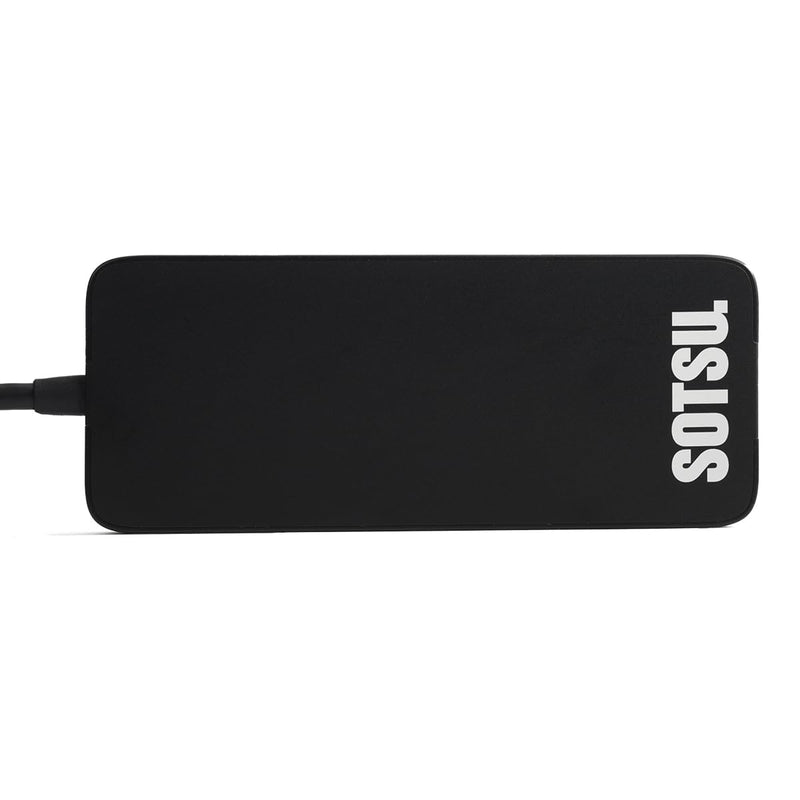 SOTSU USB-C Hub | Dual Display 4K: HDMI + USB-C | 10 in 1 Docking Station | USB-A 3.0 * 2 | 100W PD | Gigabit Ethernet | SD/TF | Sutiable for MacBook/DELL/HP/Lenovo/Surface/iPad/Tablet