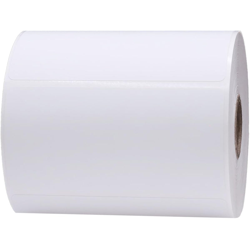4 x 2 Direct Thermal Perforated White Labels, 1″ Inch Core, 750 Count - Label Paper for Thermal Printer Labels, Permanent Adhesive, Suitable for Various Industries