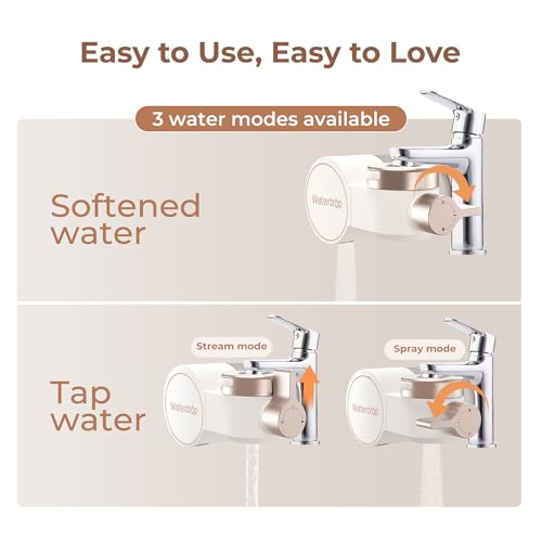 Waterdrop BFT1 Skincare Bathroom Sink Filter, Water Filter for Sink Faucet Rose Gold