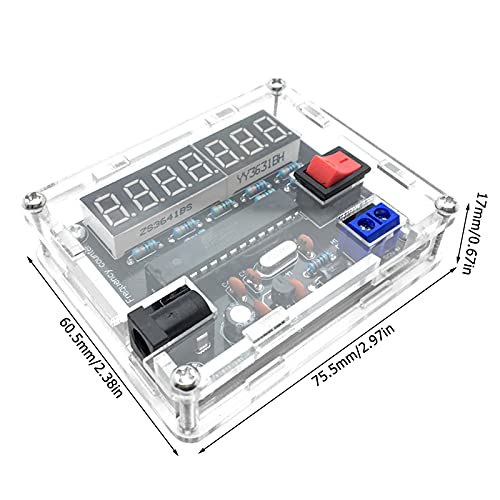 Frequency Meter Test Tool 0.45Hz-10MHz Digital Frequency Meter, Automatic Range Conversion Frequency Counter VR Frequency with Shell Cymometer DIY Kit