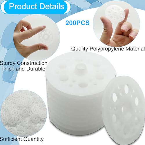 200PCS Plastic Washers Polypropylene Washer for Fixing&Fastening Foam Board 200