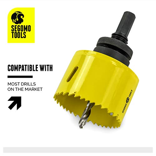 16 Piece General Purpose Bi-Metal Hole Saw Kit (3/4 Inch to 2 1/2 Inch) - HOLESAWSAE