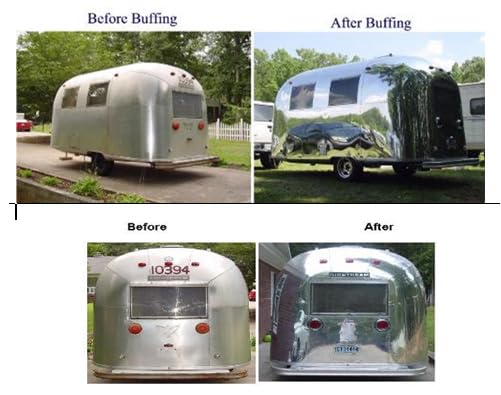 10” Cotton Sewn Buffing Wheel Set fits 3/4" Arbor Shaft, Also fits 1/2” or 5/8” with Included bushings for Bench Grinder Motor. 60 Ply Polishing for Any Aluminum or Stainless Steel (2 Pack)