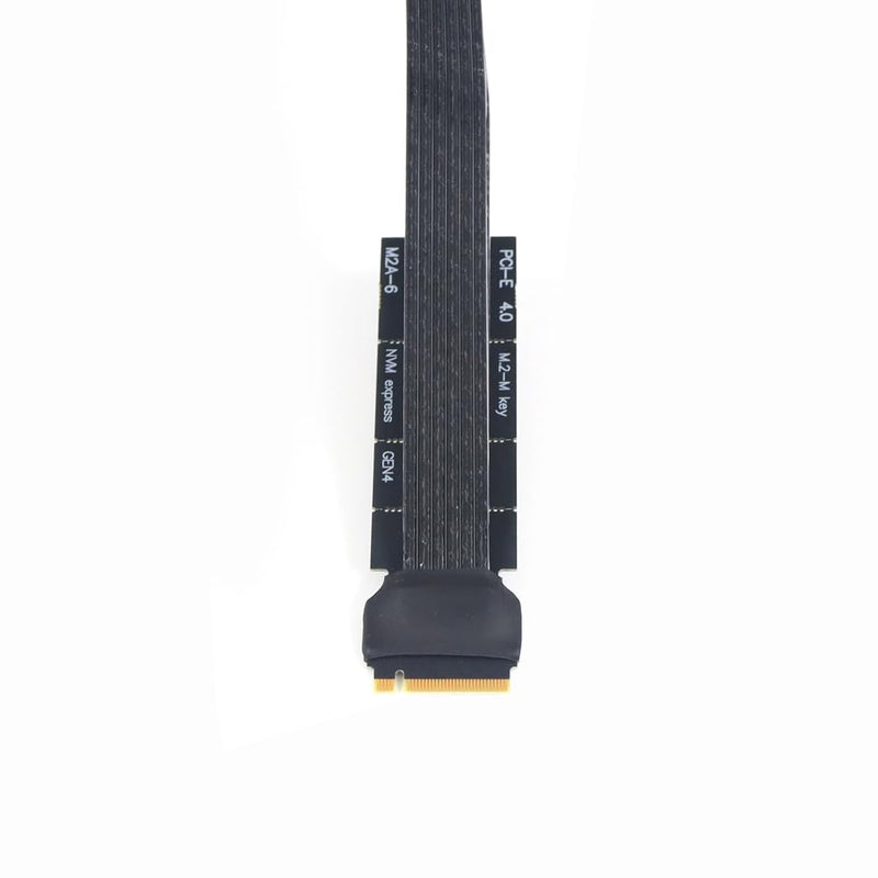 JMT R43SG GEN4 M.2 M-Key to PCIE X16 4.0 External Graphics Card Stand Bracket Compatible with NVME SSD NUC Host Expansion Card Graphics Dock (50cm) 50cm
