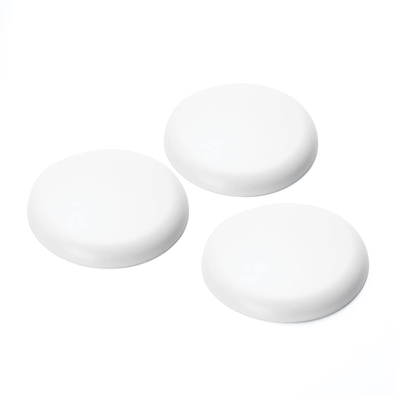Extra flat cover 3 pieces distribution box PVC white canopy ceiling box termination 3x100mm white
