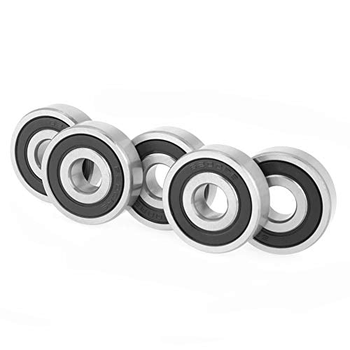 Hilitand 10 Pcs 10x30x9mm Mini Steel Ball Bearings 6200-2RS Double Side Rubber Sealed Deep Groove Ball Bearings for for 10mm Shaft Rod Projects