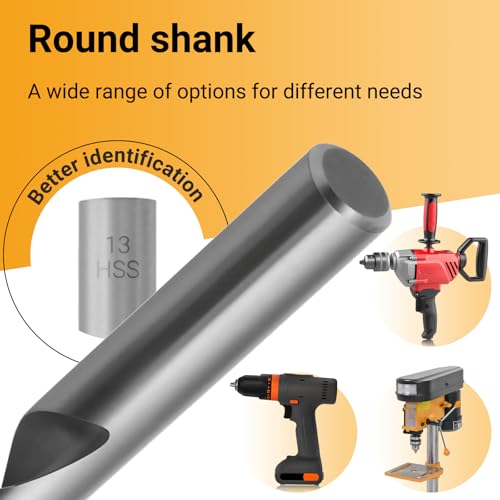 25-Piece Wood Drill Bit Set HSS-G Steel Metric Size 25-Piece Metric Set