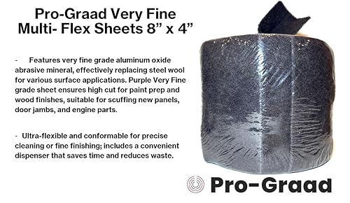 Multi-Flex Abrasive Sheets 8" x 4", A-VFN, 60 Sheets, 07521