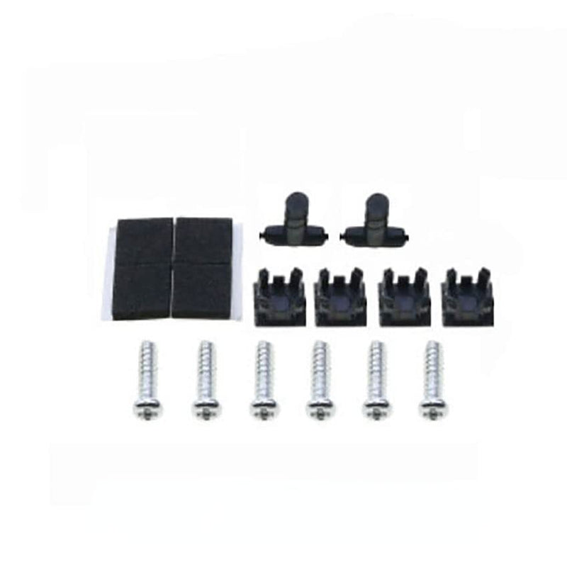 Replacement Console Screws with Rubber Foot Cover Set for PS2 PS3 Slim 2000 3000 4000 70000 Console Screw Kit Repair Parts (AB) AB