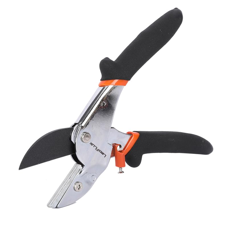 LeafLux 8" Professional Heavy Duty Anvil Pruning Shears (1108S) and LeafLux Pruning Shears, SK5 Titanium Plated Rust-Proof Bypass Pruning Shears(1003B)