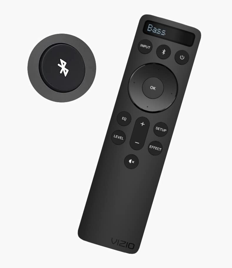 OEM Replacement Bluetooth Backlit Display Sound Bar Remote Controller fit for All Vizio 2.1, 5.1.2 and 5.1.4 Premium Sound Bar Home Theater System
