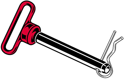 Hard-to-Find Fastener Hardened Grade 5 Hitch Pins, Durable Heavy Duty Heat-Treated Hitch Pins for Trailers & Tractors, 1-1/8 x 8-1/2-Inch
