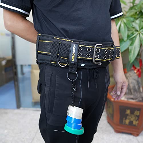 MELOTOUGH Tape Thong for Tool Belt,2" Nylon Web Work Tool Belt for Men with Heavy Duty Quick Release Rugged Metal Buckle