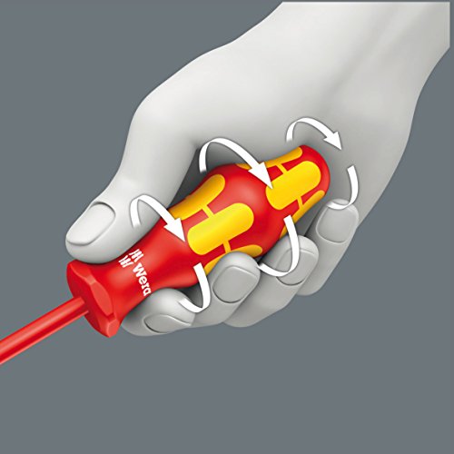 Wera VDE Slim Slim Screwdriver, 165 iSS PZ/SL 1 x 80 mm - 05020132001 165 iSS PZ/S VDE PZ/S # 1 x 80 mm