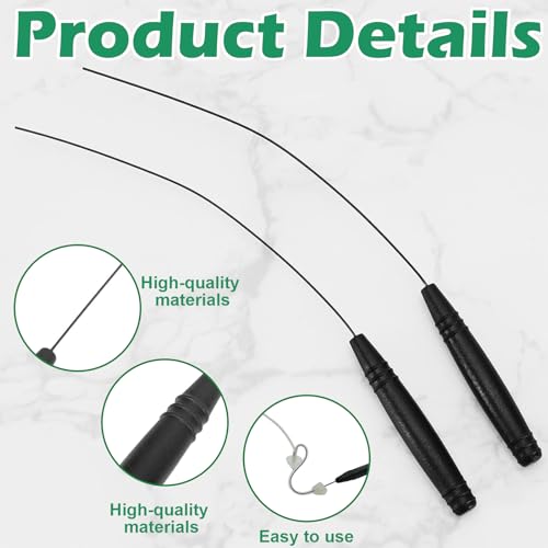 10 Piece Hearing Aid Cleaning Kit – Reusable Ear Wand, Hearing Aid Brushes, Easy to Use, Durable and Convenient for Maintenance