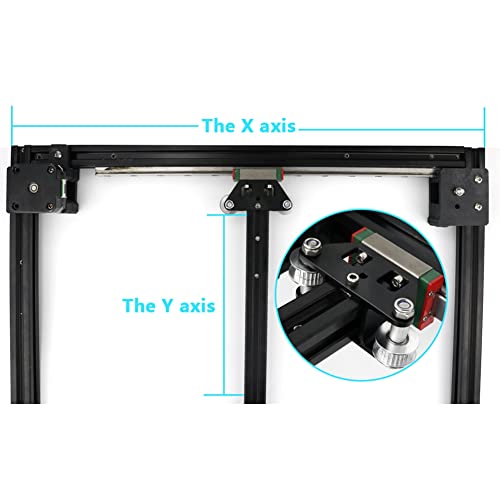 2 Pieces Aluminium Y-Gantry Feature 3D Printing Accessories for Ultra High Speed for VzBoT 3D Printers