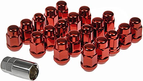 Dorman 711-635E Red Acorn Nut Lock Set M14-1.50