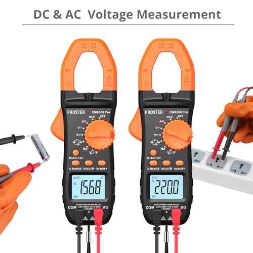 Clamp Meter 6000 Count - Smart Multimeter 6000 Count