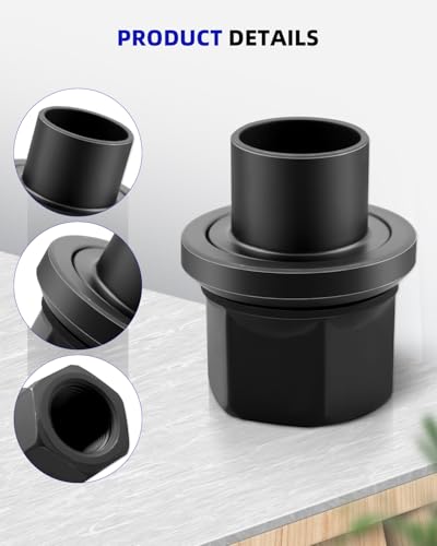 6PCS Two-Piece 19mm Sleeve Flanged Wheel Lug Nuts Fit for Steel Dual Wheels with Hub Piloted Seat & 26mm Bolt Hole Size, M22x1.5 Hex 33mm 6PCS