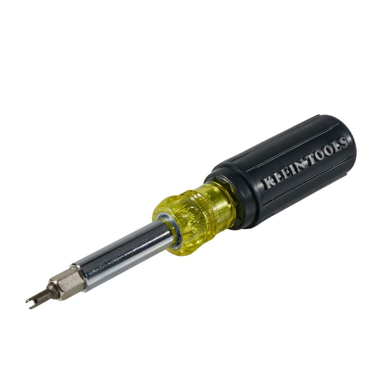 Klein Tools 80065 Schrader Driver Kit with Multi-Bit 11-in-1 Screwdriver / Nut Driver and 2-in-1 Nutdriver, Hex Head Slide Drive, 2-Piece